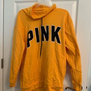PINK cowlneck hoodie